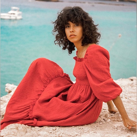 Billabong ✨💫 Magic Hour Red Maxi Dress - Picture 1 of 10